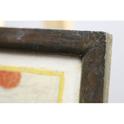 38 - GEORGE JAMES KIRK. NO. 7. mixed media on board, Portal Gallery label verso, 27cm x 27cm, framed.