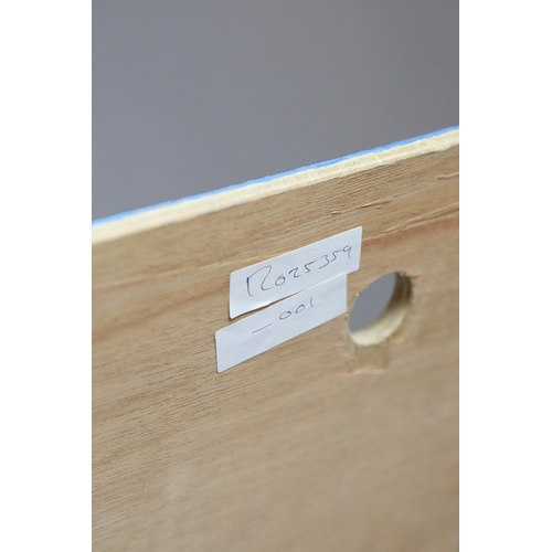 39 - LAURA BURNS (20TH CENTURY BRITISH). NORFOLK LANDSCAPE (2). diptych, mixed media on board, each panel... 