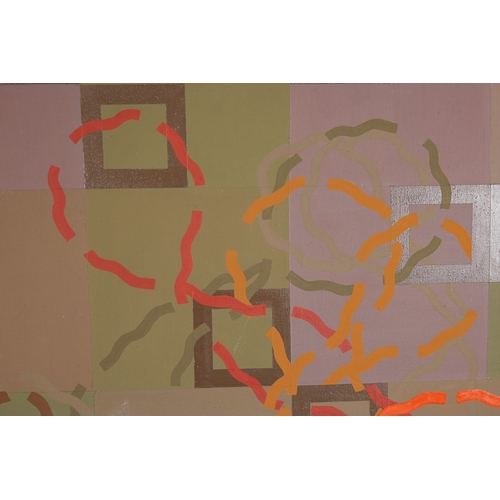 43 - IN THE MANNER OF KEITH RICHARDSON-JONES (1925-2005). ABSTRACT. oil on canvas, stencilled 'Jones' to ... 