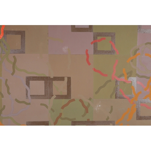 43 - IN THE MANNER OF KEITH RICHARDSON-JONES (1925-2005). ABSTRACT. oil on canvas, stencilled 'Jones' to ... 