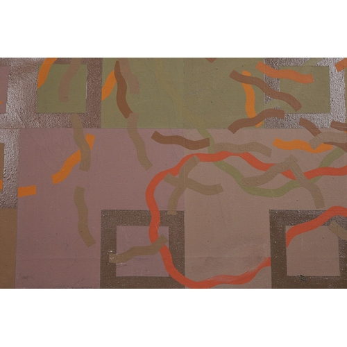 43 - IN THE MANNER OF KEITH RICHARDSON-JONES (1925-2005). ABSTRACT. oil on canvas, stencilled 'Jones' to ... 