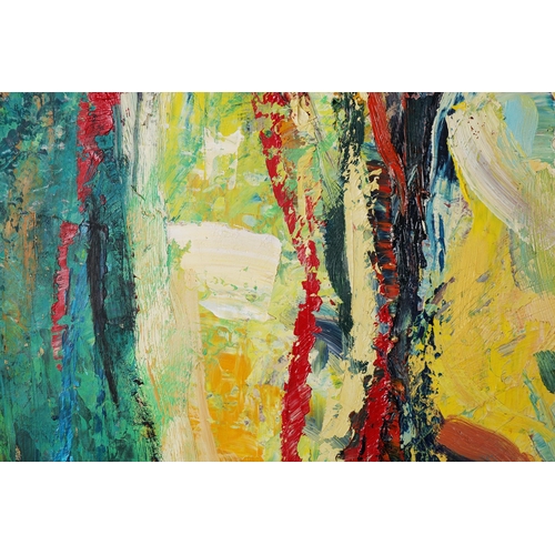 44 - ANNA BOCEK (POLISH, B. 1973). RED WINE. oil on canvas, 130cm x 150cm.