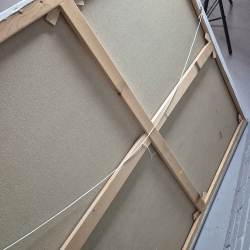 45 - JEAN CLAUDE PICARD ( BORN 1940). VUE D'UN VILLAGE EN DIRECTION DU MONT SAINTE-VICTOIRE. Oil on Canva... 