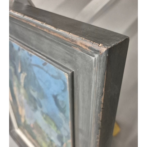 47 - MARTIN YEOMAN (B. 1953). ASH TREES, MORNING, 2020. (d) oil on board, Jenna Burlingham label verso,  ... 