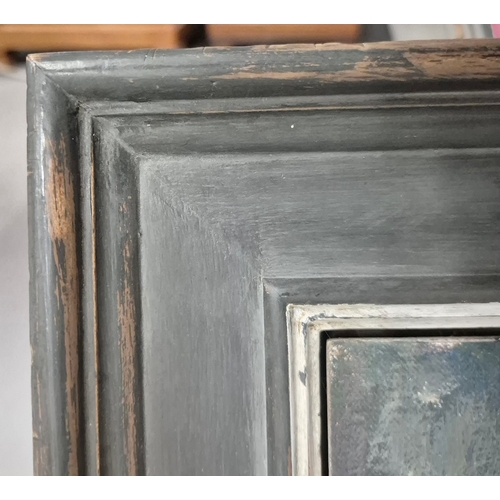 47 - MARTIN YEOMAN (B. 1953). ASH TREES, MORNING, 2020. (d) oil on board, Jenna Burlingham label verso,  ... 