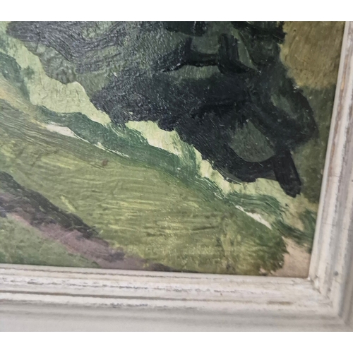 48 - STEPHEN BONE (BRITISH 1904-1958). LANDSCAPE, CAHA, IRELAND. (d) oil on panel, Jenna Burlingham label... 