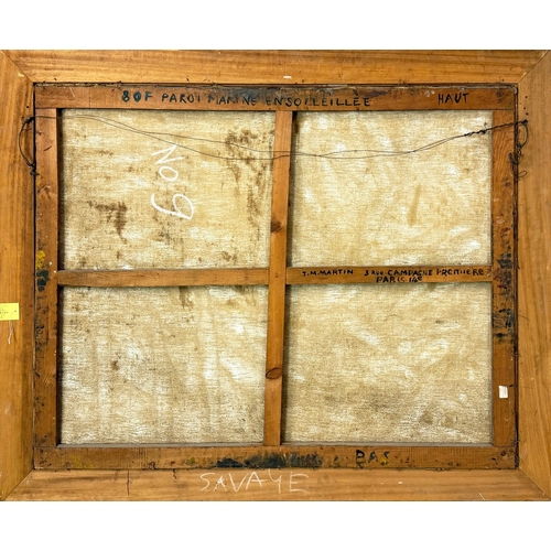 5 - JEAN-MARIE MARTIN (FRENCH 1922-2012). PAROI MARINE ENSOLEILLÉE. oil on canvas, Savage Gallery Paris,... 