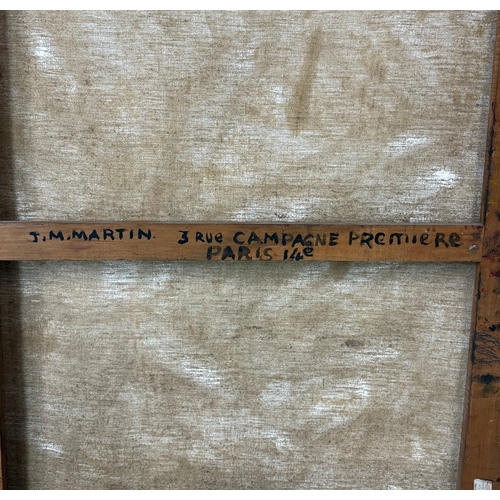 5 - JEAN-MARIE MARTIN (FRENCH 1922-2012). PAROI MARINE ENSOLEILLÉE. oil on canvas, Savage Gallery Paris,... 