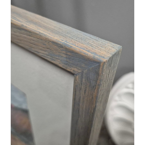 50 - DIANA KING. AFTER THE RAIN ON DARTMOOR. mixed media, 54cm x 79cm, framed.