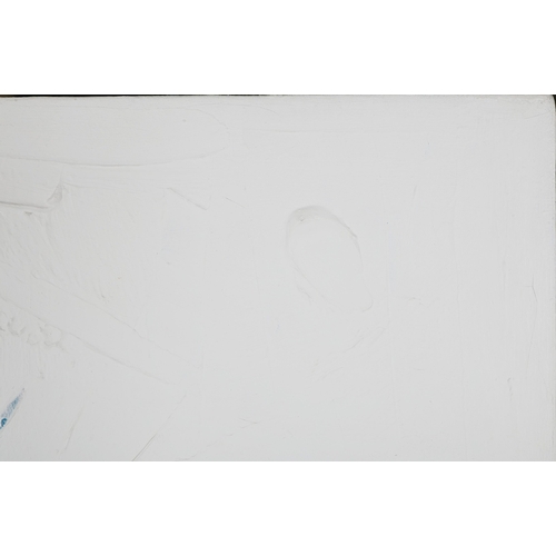 58 - DAVID KUIJERS (SOUTH AFRICAN B. 1962). BLUE MOUNTAIN DOG. acrylic on canvas, 110cm x 110cm.