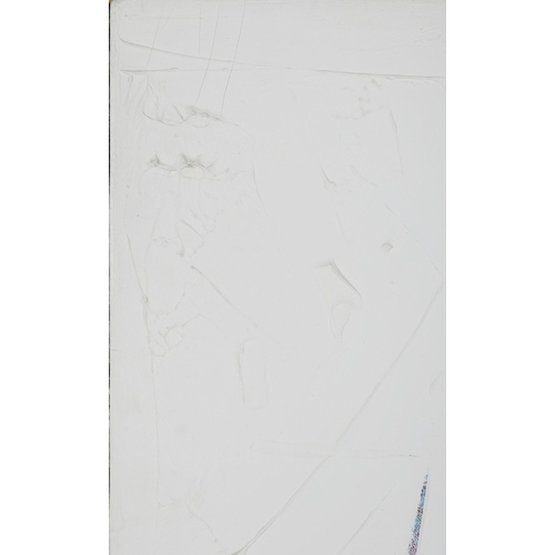 58 - DAVID KUIJERS (SOUTH AFRICAN B. 1962). BLUE MOUNTAIN DOG. acrylic on canvas, 110cm x 110cm.