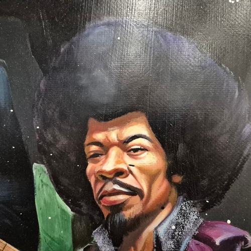 9 - ANGELO ACCARDI (ITALIAN B. 1964). MAGRITTE'S HOUSE. (d) acrylic on canvas, 140cm x 200cm, framed. Ce... 