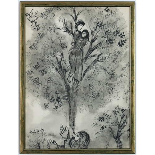 117 - MARC CHAGALL. A SET OF SIX HELIOGRAVURES. (d) Suite: Contes de Boccace, 1950 Draeger Freres, 
35cm x... 