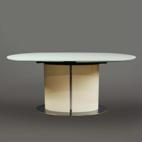 186 - CALLIGARIS ODYSSEY DINING TABLE. extendable design, 255cm x 105.5cm x 75cm at largest approx.