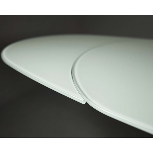 186 - CALLIGARIS ODYSSEY DINING TABLE. extendable design, 255cm x 105.5cm x 75cm at largest approx.