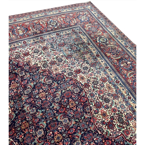 286 - FINE VINTAGE PERSIAN TABRIZ CARPET. 385cm x 277cm.