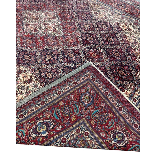 286 - FINE VINTAGE PERSIAN TABRIZ CARPET. 385cm x 277cm.