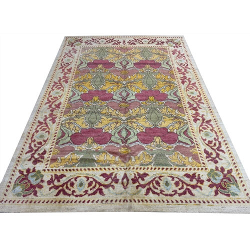 287 - FINE C.F.A. VOYSEY DESIGN CARPET. 348cm x 250cm.