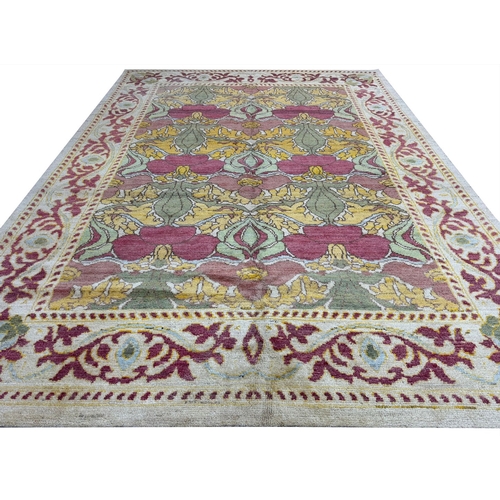 287 - FINE C.F.A. VOYSEY DESIGN CARPET. 348cm x 250cm.