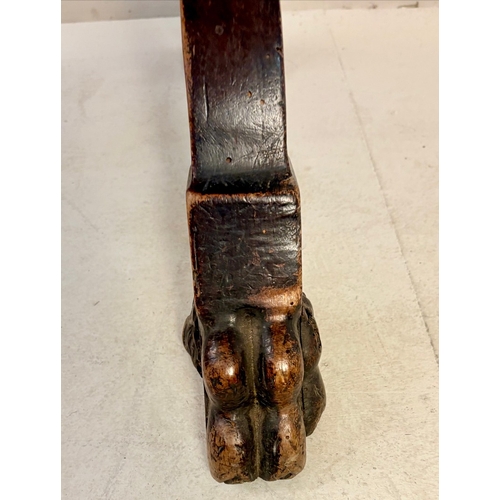 5 - SET OF SIX GOTHIC STYLE EBONISED WALNUT DINING CHAIRS. Late 19th century Continental, with carved he... 