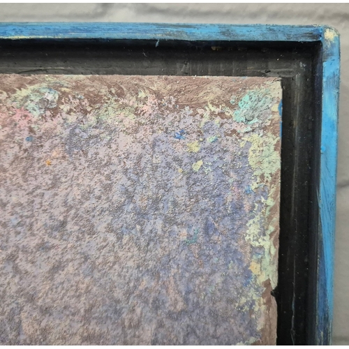 50 - KEN DAVIS. THE ZANZIBAR COLLECTION. acrylic on panel, 93cm x 36cm, framed.