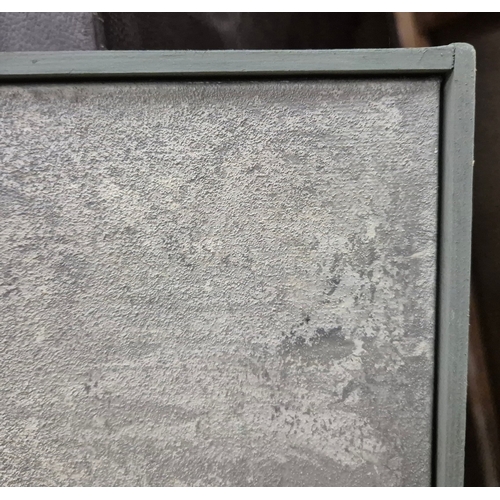 51 - KEN DAVIS. KATE. acrylic on canvas, 122cm x 102cm, framed.