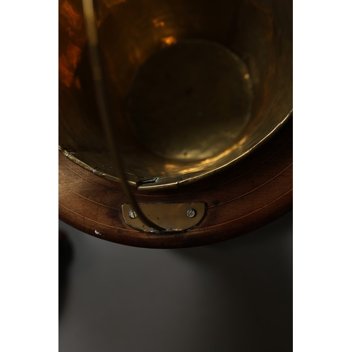 67 - TWO SIMILAR DUTCH JARDINIERES (2). late 18th/early 19th century mahogany and boxwood string with bra... 