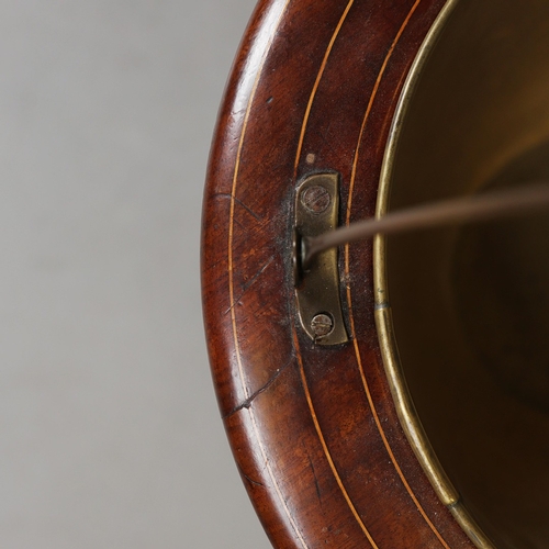 67 - TWO SIMILAR DUTCH JARDINIERES (2). late 18th/early 19th century mahogany and boxwood string with bra... 