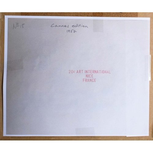 70 - PABLO PICASSO. La Tauromaquia. (d) Lithographic Proof, 19cms x 23.5cms, stamped, with signatures, Fr... 