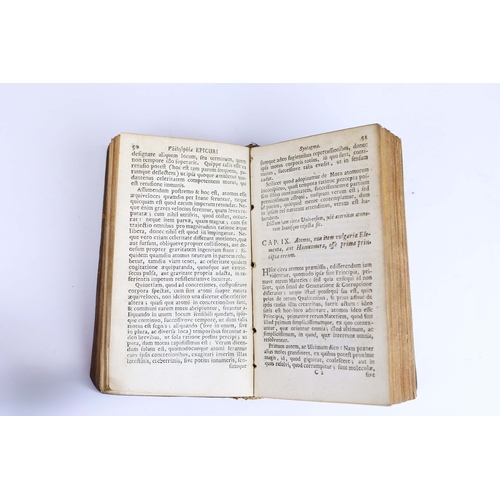 100 - GASSENDI, PIERRE. INSTITUTIO LOGICA, ET PHILOSOPHIAE EPICURI SYNTAGMA, 1668. London: John Redmayne, ... 
