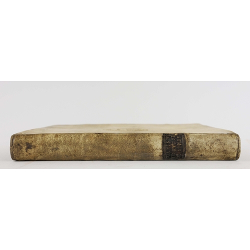 101 - ANTIQUARIAN BOOK REGARDING ROMAN NUMISMATICS. Possibly 17th century. Square 8vo. 72 engravings of st... 