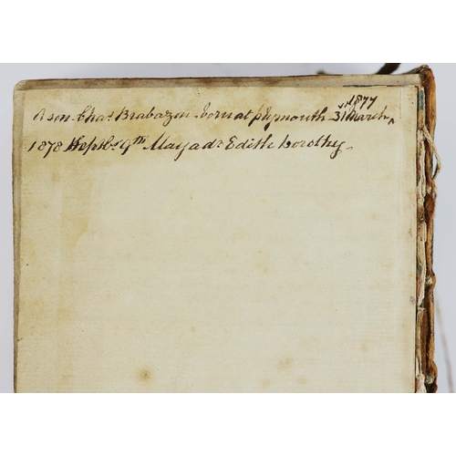 102 - 17th CENTURY BOOK OF COMMON PRAYER WITH CONTEMPORARY ANNOTATIONS. The Book of Common Prayer. London:... 