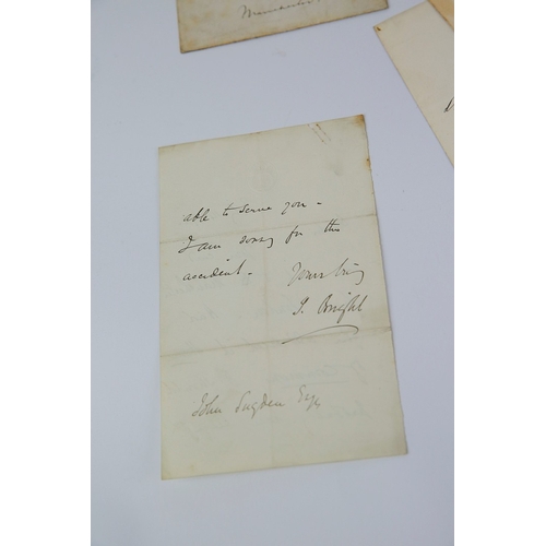 108 - AUTOGRAPHS & LETTERS COLLECTION, POLITICS & MILITARY, INCLUDES PHILIP SNOWDEN. A collection of 19th ... 