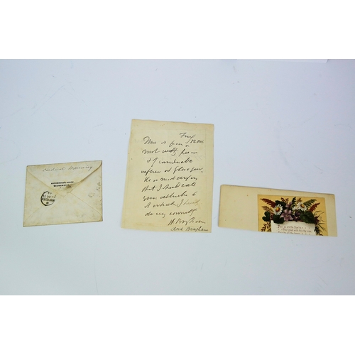 108 - AUTOGRAPHS & LETTERS COLLECTION, POLITICS & MILITARY, INCLUDES PHILIP SNOWDEN. A collection of 19th ... 