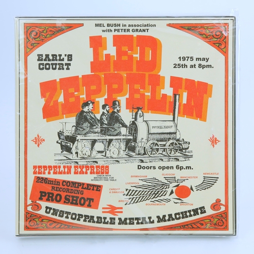 119 - LED ZEPPELIN, 1975 EARL'S COURT CONCERT BOX SET. Complete recording LP box set of Led Zeppelin's 25 ... 