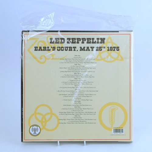 119 - LED ZEPPELIN, 1975 EARL'S COURT CONCERT BOX SET. Complete recording LP box set of Led Zeppelin's 25 ... 