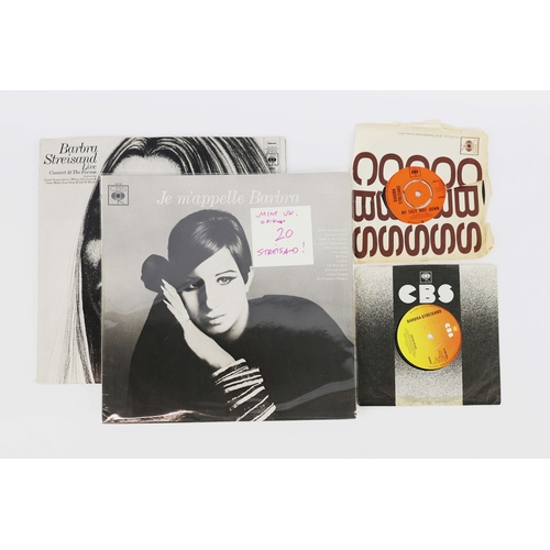 125 - A QUANTITY OF MIXED VINYL RECORDS. A collection of vinyl LPs, mixed genre. Artists include Barbra St... 