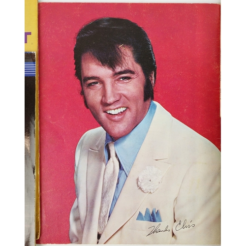 126 - A COLLECTION OF ELVIS PRESLEY LPs, BOOKS & EPHEMERA (15). To include 8 LPs (including two box sets),... 