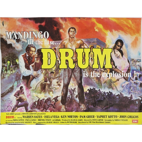 165 - SIXTEEN VINTAGE BRITISH QUAD FILM POSTERS, 1960s-90s. A range of UK quad film posters dating from ca... 