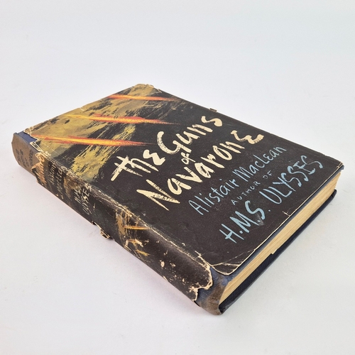 21 - ALISTAIR MACLEAN. THE GUNS OF NAVARONE, 1ST EDITION. London: William Collins & Sons, 1957. 1st editi... 