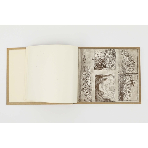 26 - HENRY MOORE. SHELTER SKETCH BOOK, 1940. London: Editions Poetry, 1940. Wide 8vo. 82pp, all colour or... 