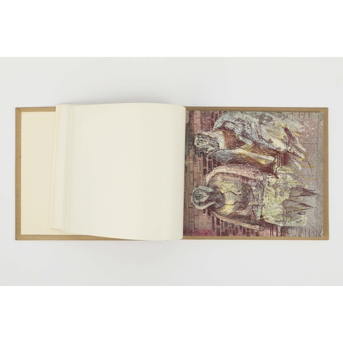26 - HENRY MOORE. SHELTER SKETCH BOOK, 1940. London: Editions Poetry, 1940. Wide 8vo. 82pp, all colour or... 