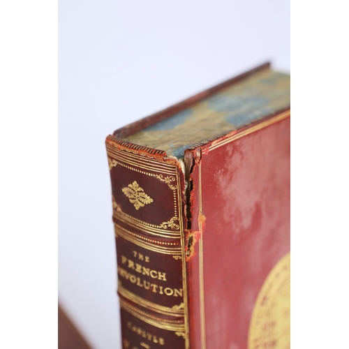 28 - THOMAS CARLYLE. THE FRENCH REVOLUTION, 2 VOLS, 1906 (2). London: Macmillan and Co Ltd., 1906. Two vo... 