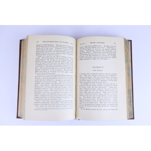 28 - THOMAS CARLYLE. THE FRENCH REVOLUTION, 2 VOLS, 1906 (2). London: Macmillan and Co Ltd., 1906. Two vo... 