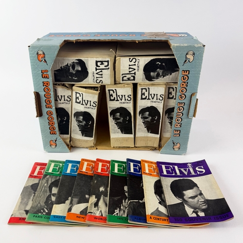 46 - EARLY RUN OF ELVIS MONTHLY MAGAZINE, 1963-1978. A large, broken run of Elvis Monthly, the foremost E... 