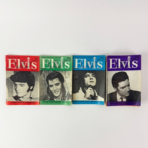 46 - EARLY RUN OF ELVIS MONTHLY MAGAZINE, 1963-1978. A large, broken run of Elvis Monthly, the foremost E... 
