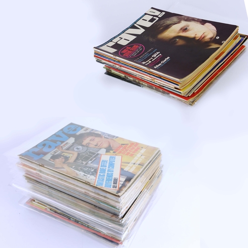 47 - VINTAGE RAVE MAGAZINES, NEAR FULL RUN OF 72 ISSUES, 1964-71. Rave Magazines, 72 issues of the UK's i... 
