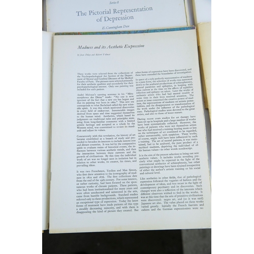 50 - COLLECTION OF RARE PSYCHOPATHOLOGY AND PICTORIAL EXPRESSION FOLIOS (13). A substantial partial run (... 