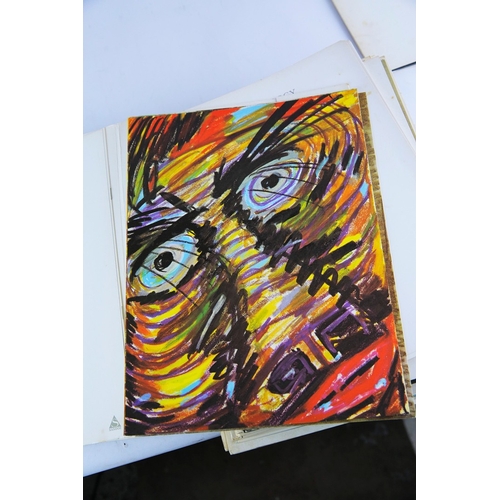 50 - COLLECTION OF RARE PSYCHOPATHOLOGY AND PICTORIAL EXPRESSION FOLIOS (13). A substantial partial run (... 