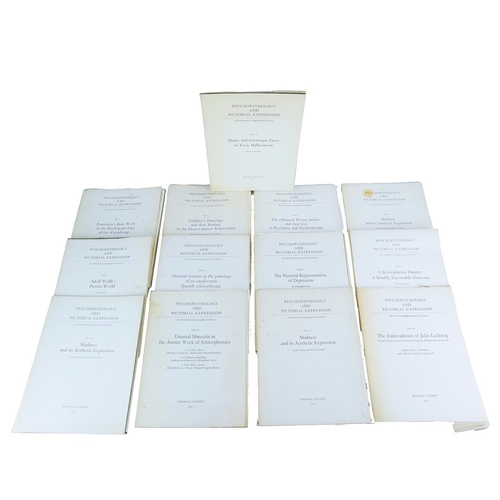 50 - COLLECTION OF RARE PSYCHOPATHOLOGY AND PICTORIAL EXPRESSION FOLIOS (13). A substantial partial run (... 